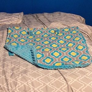 Car seat Canopy blue/yellow/grey